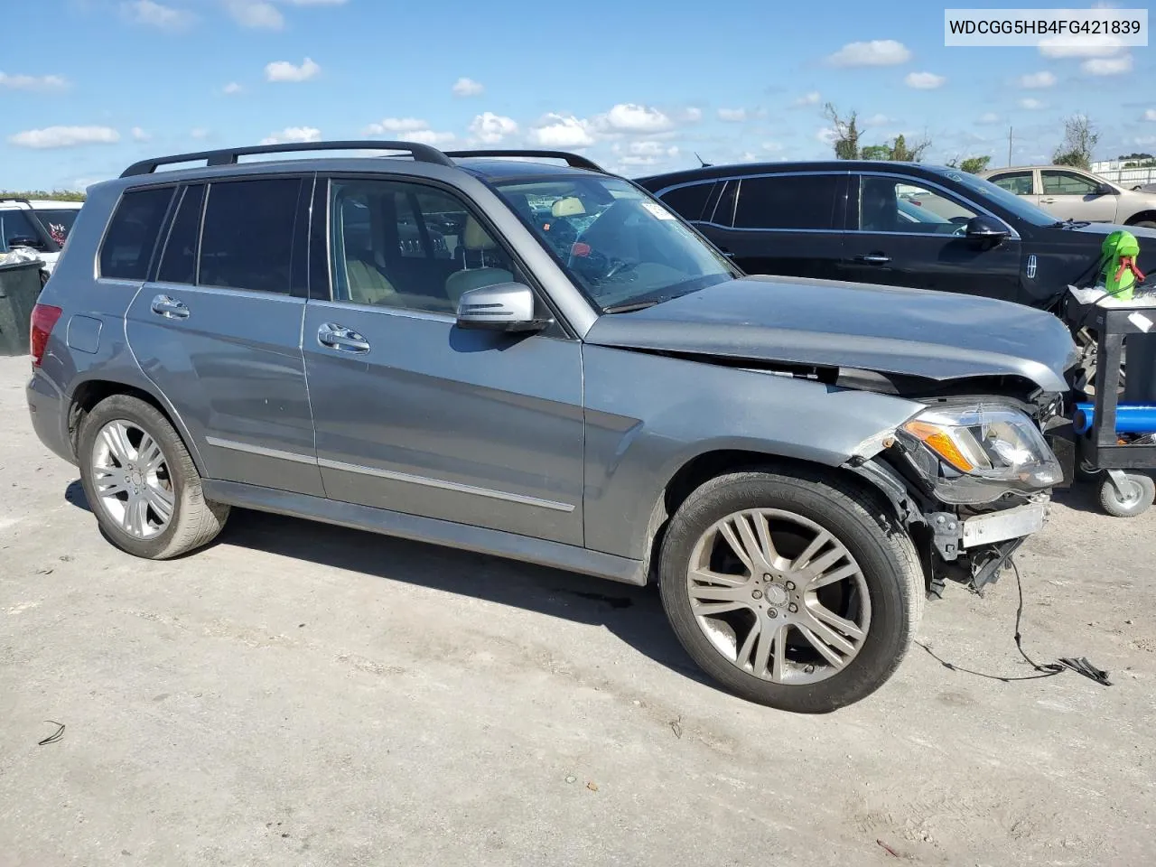 2015 Mercedes-Benz Glk 350 VIN: WDCGG5HB4FG421839 Lot: 74516854