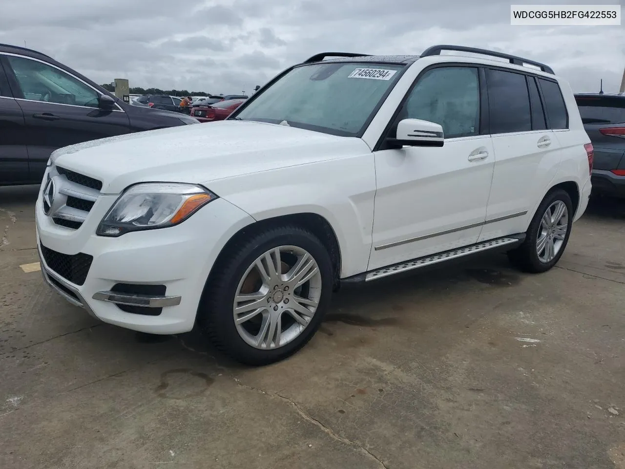 2015 Mercedes-Benz Glk 350 VIN: WDCGG5HB2FG422553 Lot: 74560294