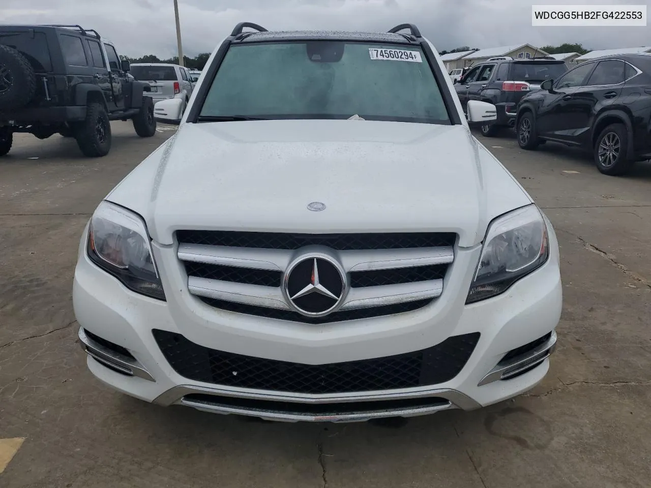 2015 Mercedes-Benz Glk 350 VIN: WDCGG5HB2FG422553 Lot: 74560294