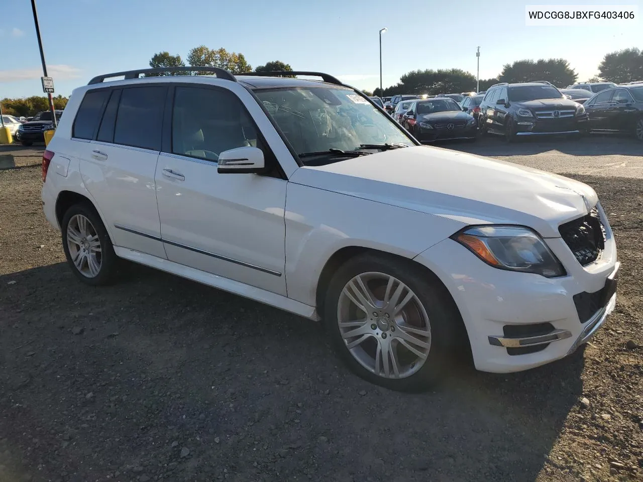 2015 Mercedes-Benz Glk 350 4Matic VIN: WDCGG8JBXFG403406 Lot: 75419264