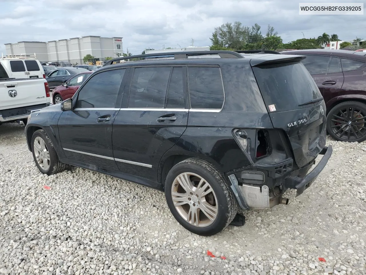 2015 Mercedes-Benz Glk 350 VIN: WDCGG5HB2FG339205 Lot: 75706624