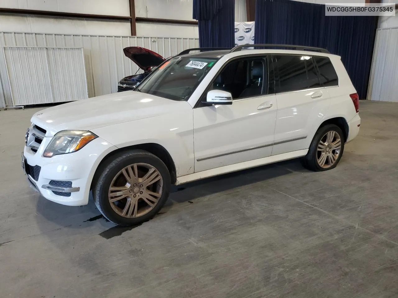 2015 Mercedes-Benz Glk 350 VIN: WDCGG5HB0FG375345 Lot: 76044474