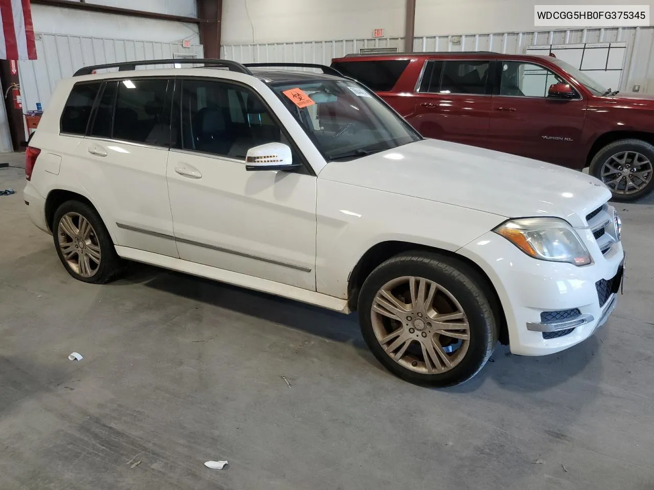 2015 Mercedes-Benz Glk 350 VIN: WDCGG5HB0FG375345 Lot: 76044474