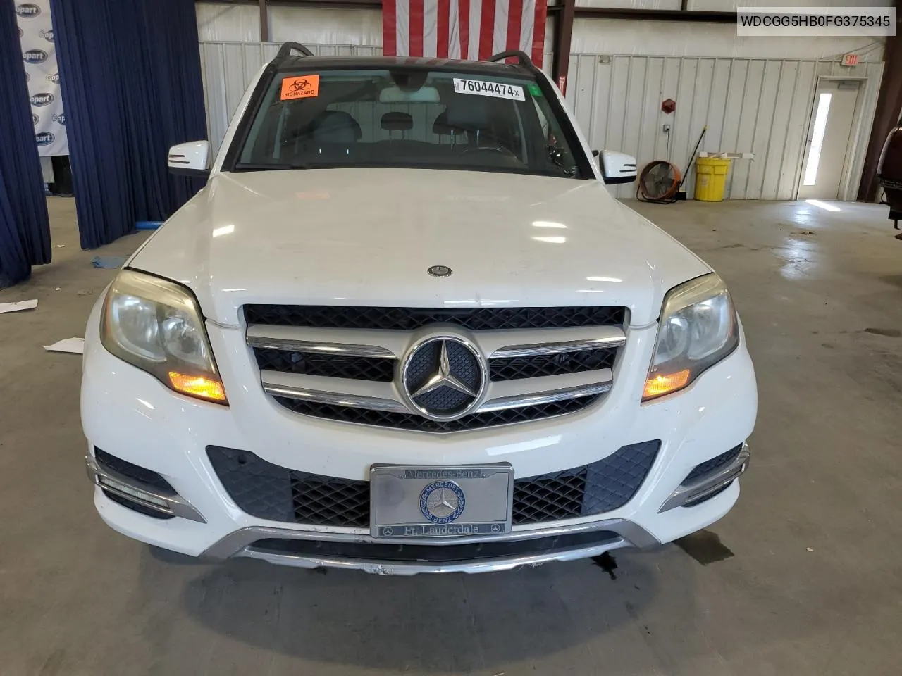 2015 Mercedes-Benz Glk 350 VIN: WDCGG5HB0FG375345 Lot: 76044474