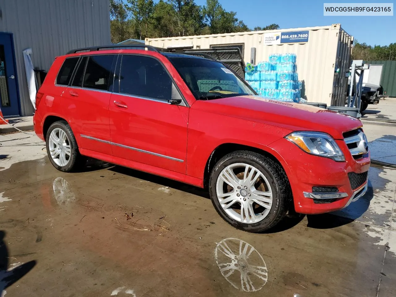 2015 Mercedes-Benz Glk 350 VIN: WDCGG5HB9FG423165 Lot: 76693544