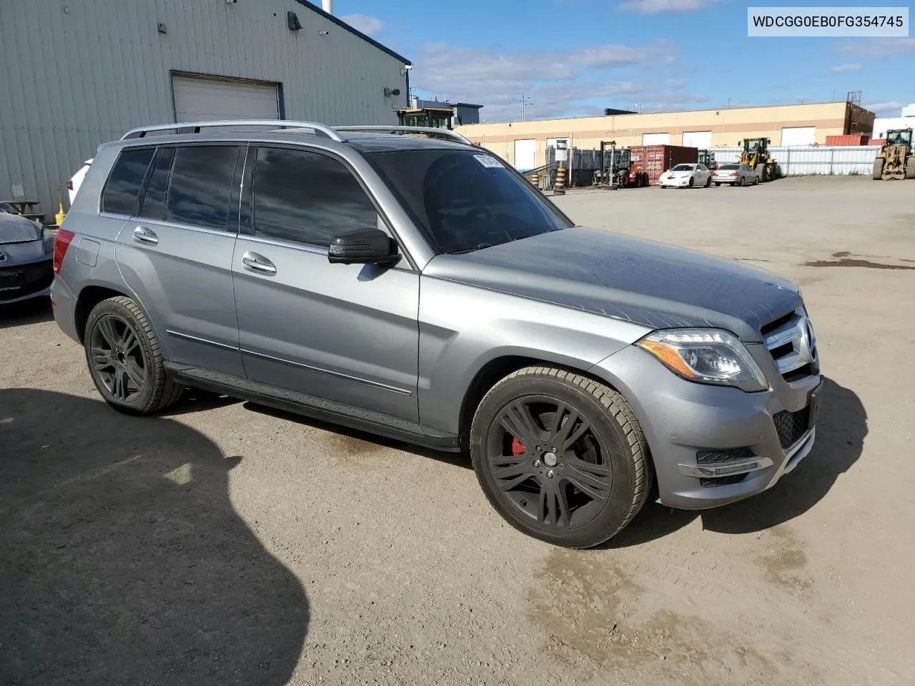 2015 Mercedes-Benz Glk 250 Bluetec VIN: WDCGG0EB0FG354745 Lot: 76724124