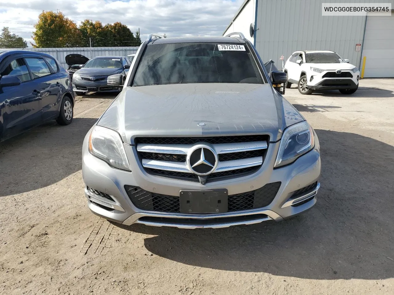 2015 Mercedes-Benz Glk 250 Bluetec VIN: WDCGG0EB0FG354745 Lot: 76724124