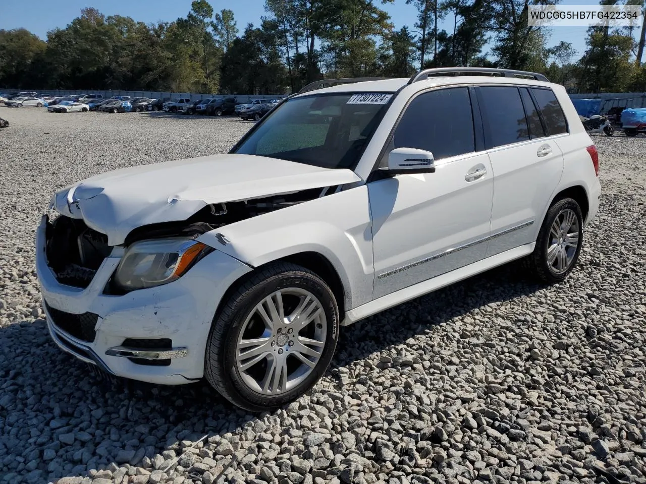 2015 Mercedes-Benz Glk 350 VIN: WDCGG5HB7FG422354 Lot: 77307224