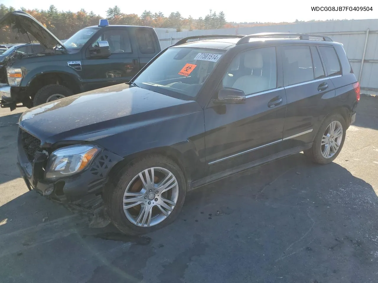 2015 Mercedes-Benz Glk 350 4Matic VIN: WDCGG8JB7FG409504 Lot: 77581514