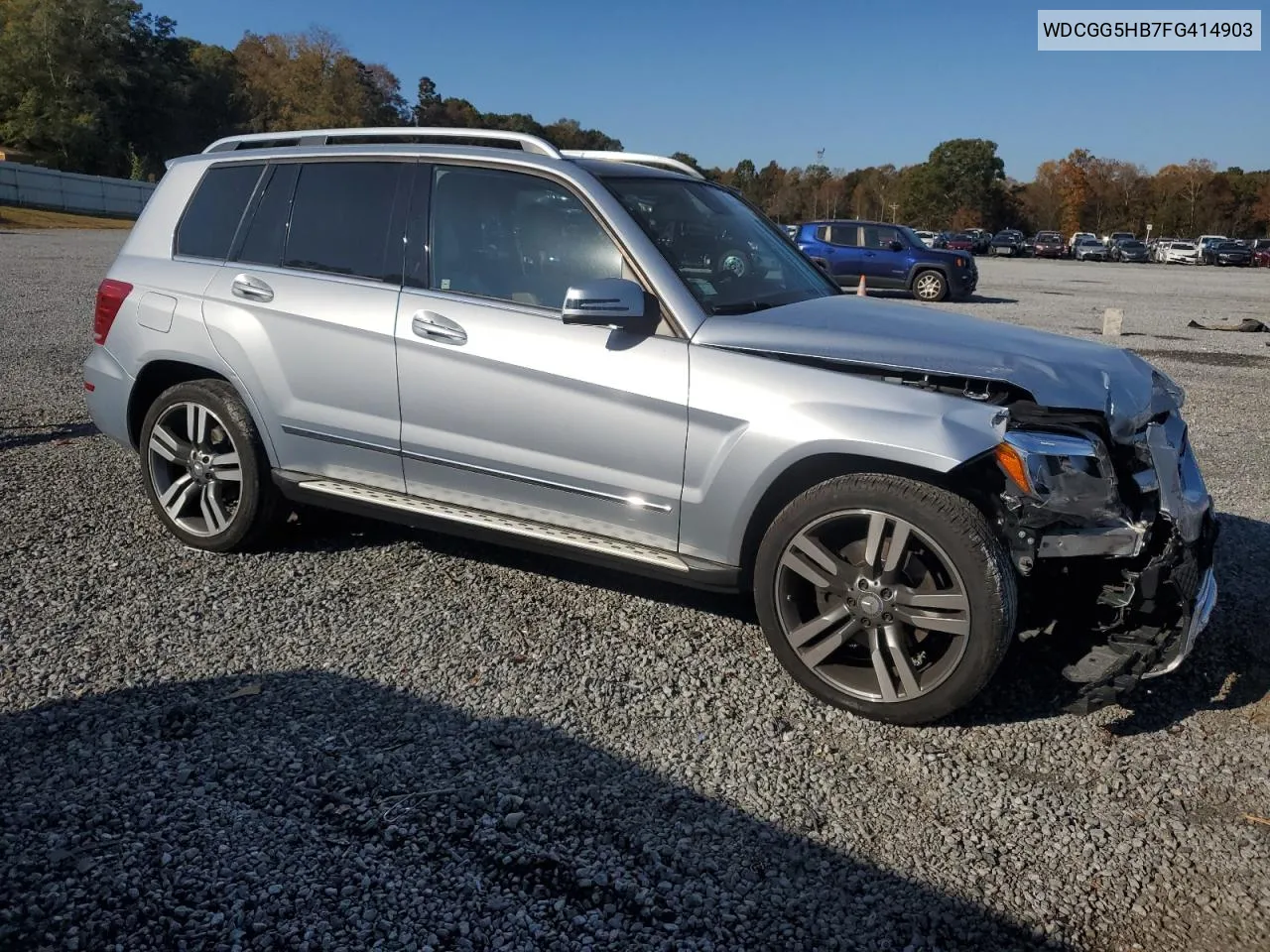 2015 Mercedes-Benz Glk 350 VIN: WDCGG5HB7FG414903 Lot: 78344094