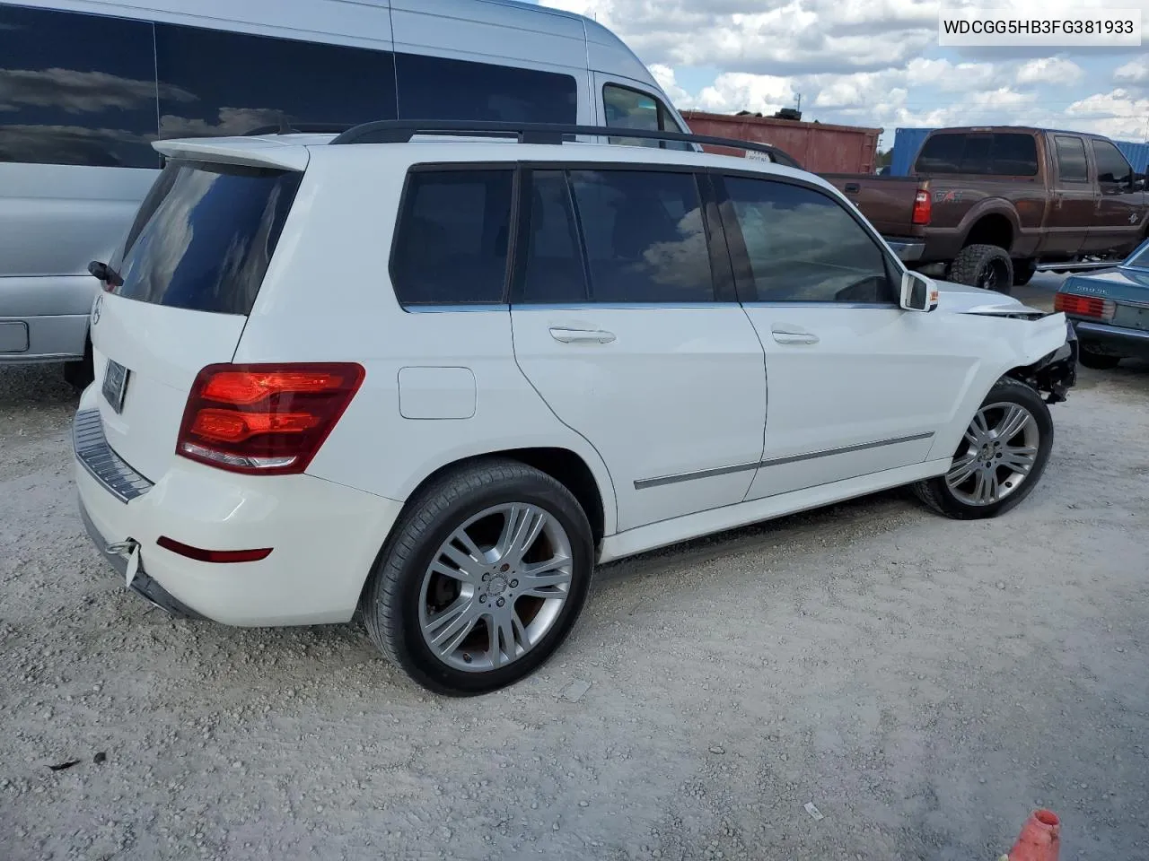 2015 Mercedes-Benz Glk 350 VIN: WDCGG5HB3FG381933 Lot: 78389734