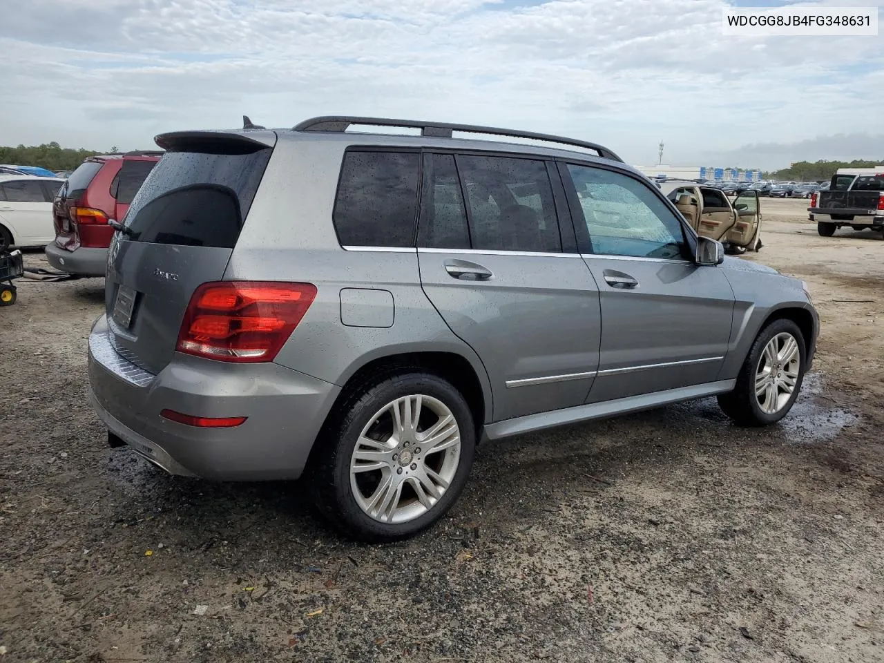 2015 Mercedes-Benz Glk 350 4Matic VIN: WDCGG8JB4FG348631 Lot: 79535994