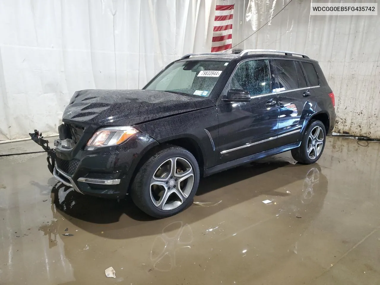 2015 Mercedes-Benz Glk 250 Bluetec VIN: WDCGG0EB5FG435742 Lot: 79833944