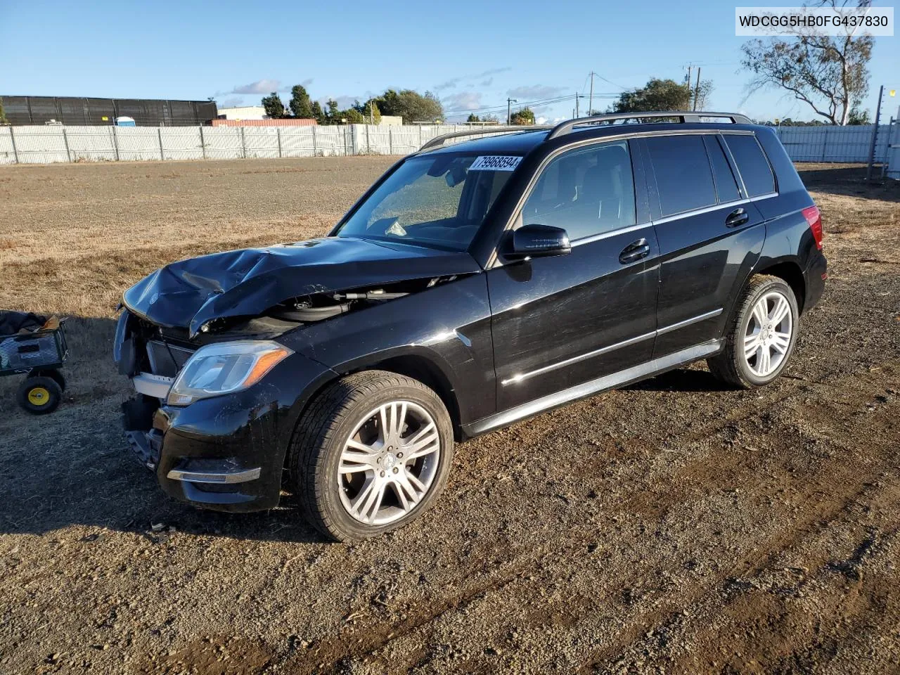 2015 Mercedes-Benz Glk 350 VIN: WDCGG5HB0FG437830 Lot: 79968594