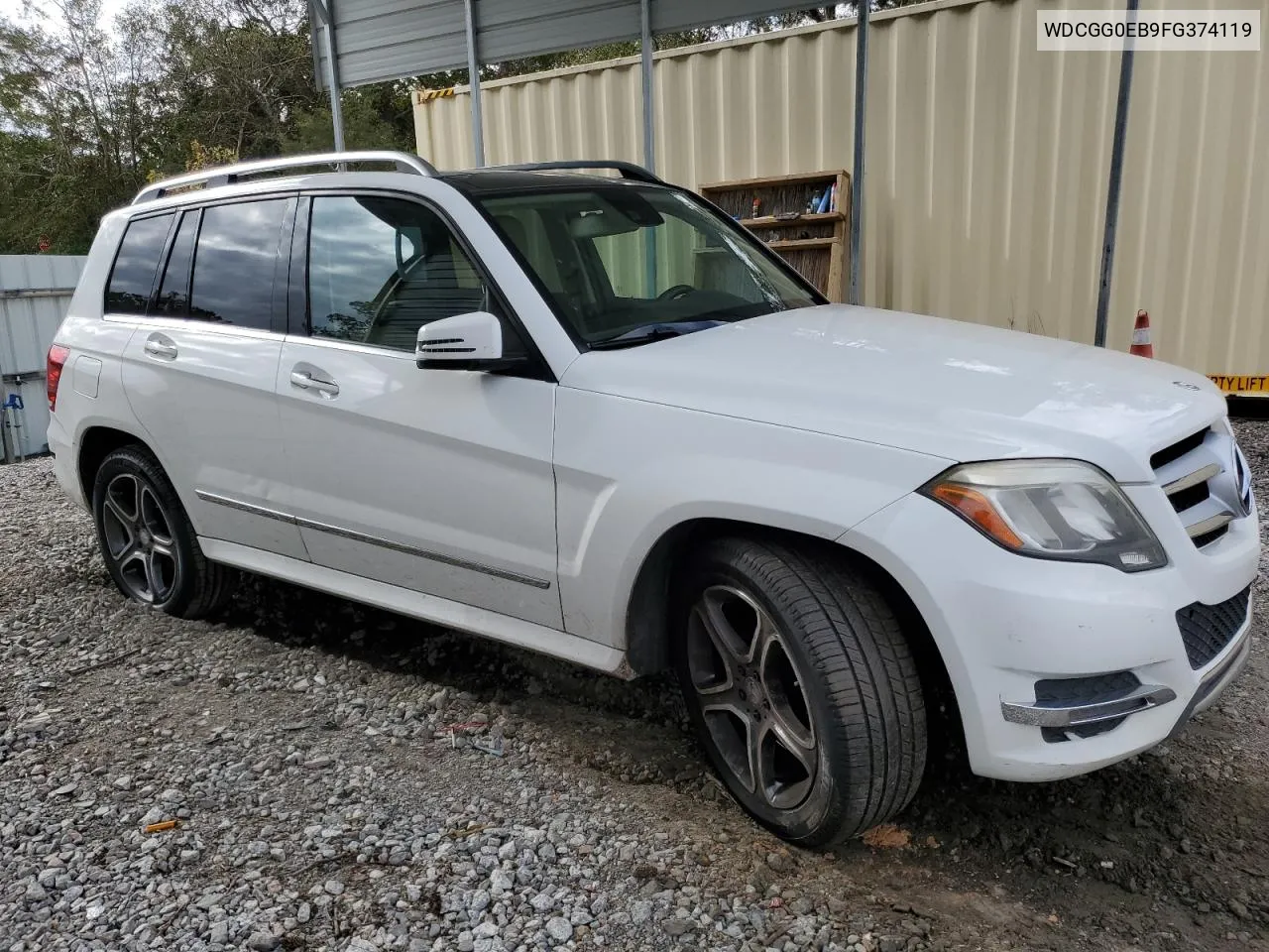 2015 Mercedes-Benz Glk 250 Bluetec VIN: WDCGG0EB9FG374119 Lot: 80000394