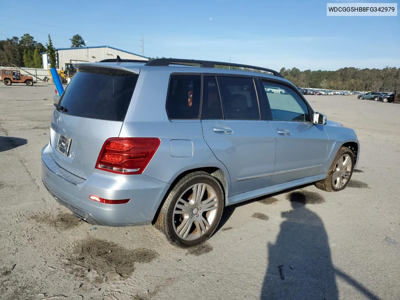 2015 Mercedes-Benz Glk 350 VIN: WDCGG5HB8FG342979 Lot: 81122684