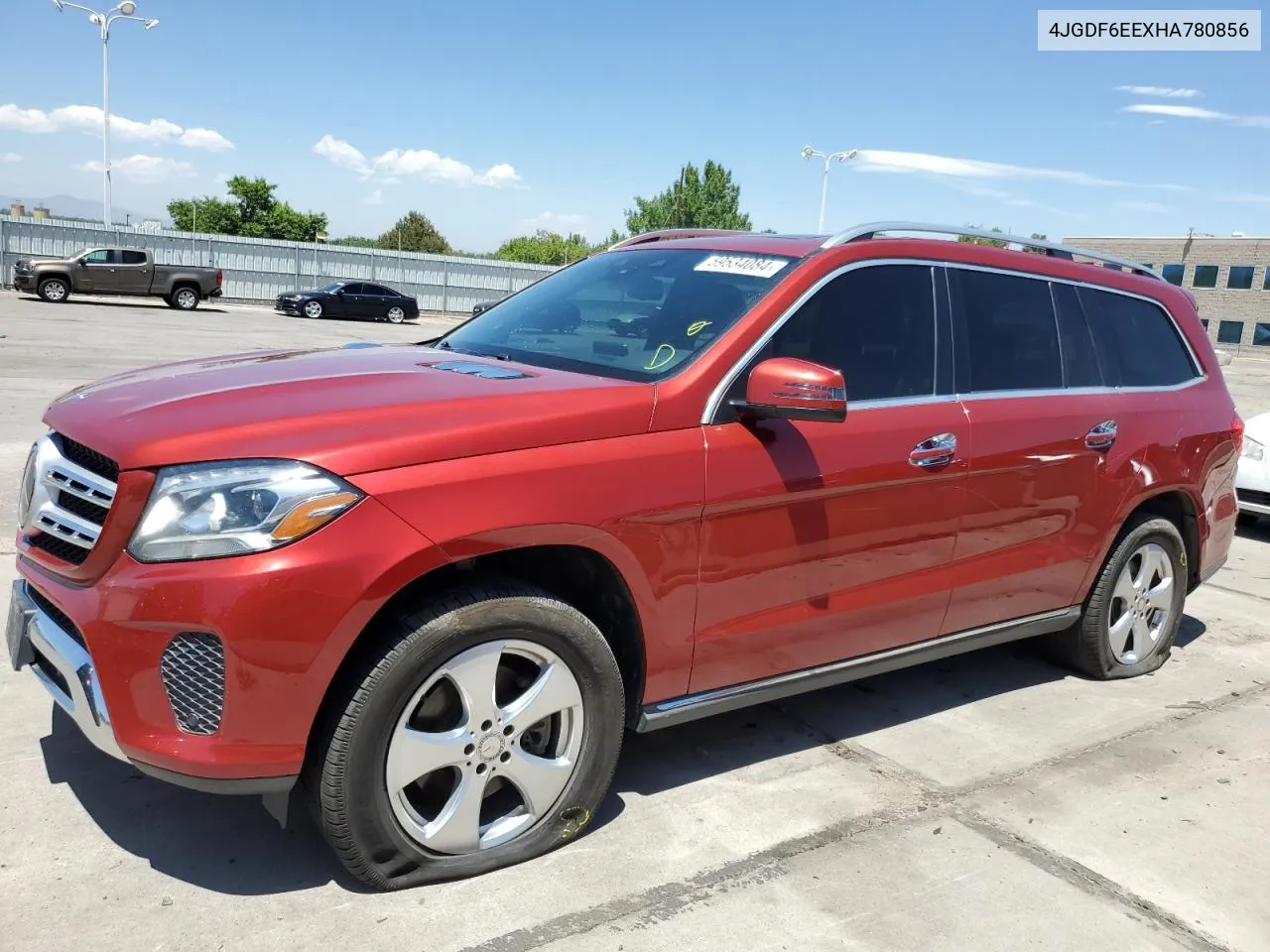 2017 Mercedes-Benz Gls 450 4Matic VIN: 4JGDF6EEXHA780856 Lot: 59534084