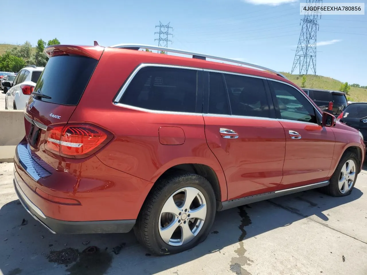 2017 Mercedes-Benz Gls 450 4Matic VIN: 4JGDF6EEXHA780856 Lot: 59534084