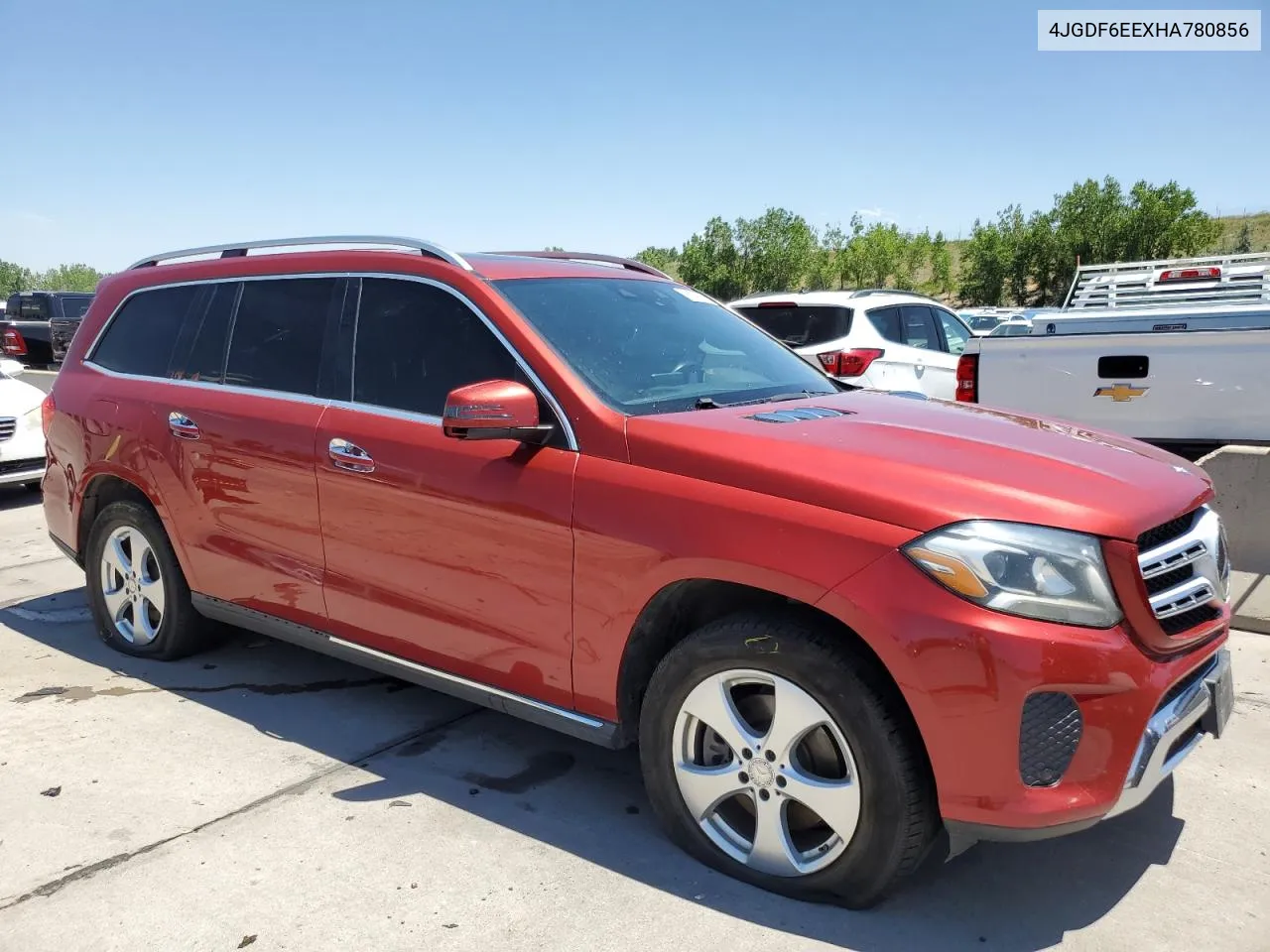 2017 Mercedes-Benz Gls 450 4Matic VIN: 4JGDF6EEXHA780856 Lot: 59534084