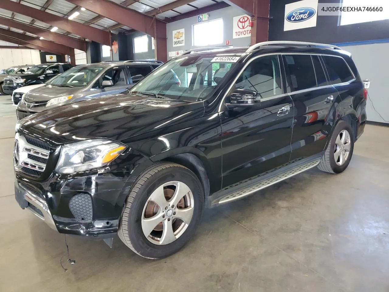 2017 Mercedes-Benz Gls 450 4Matic VIN: 4JGDF6EEXHA746660 Lot: 61622684