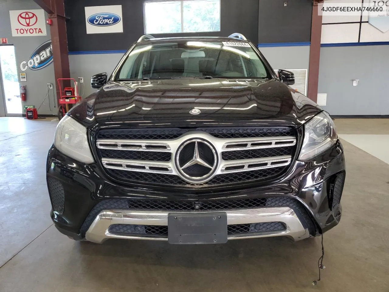 2017 Mercedes-Benz Gls 450 4Matic VIN: 4JGDF6EEXHA746660 Lot: 61622684