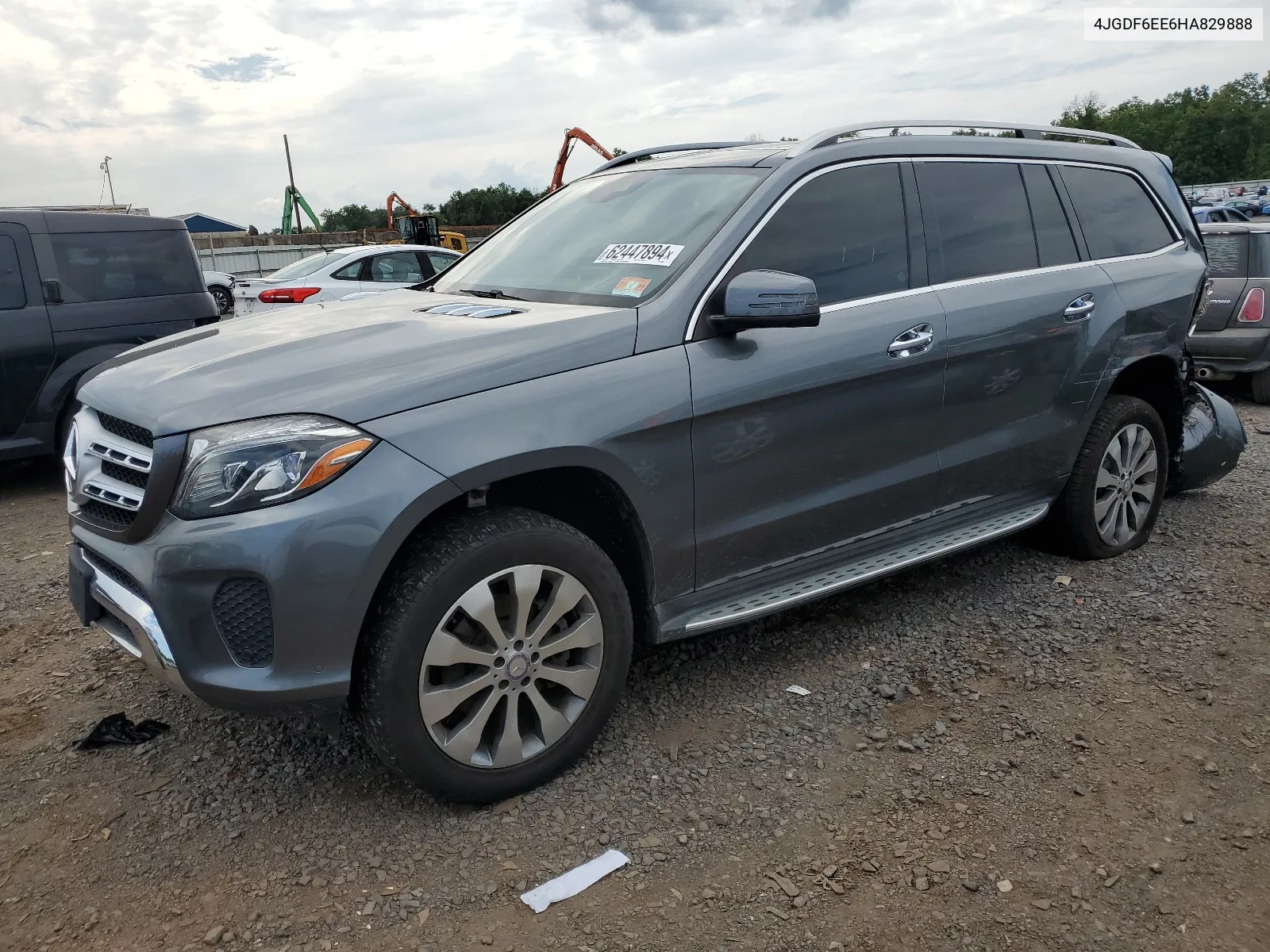 2017 Mercedes-Benz Gls 450 4Matic VIN: 4JGDF6EE6HA829888 Lot: 62447894