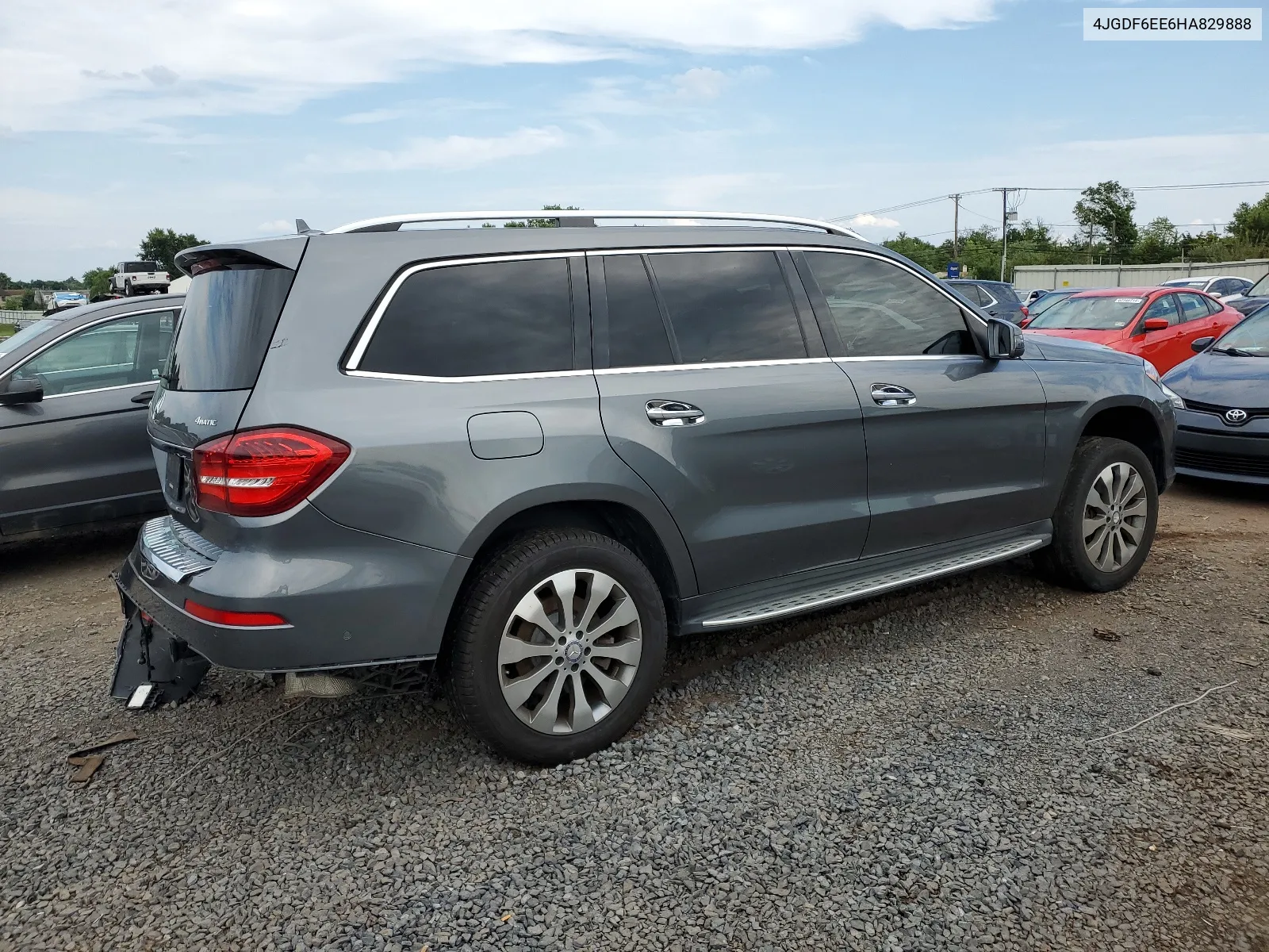 2017 Mercedes-Benz Gls 450 4Matic VIN: 4JGDF6EE6HA829888 Lot: 62447894