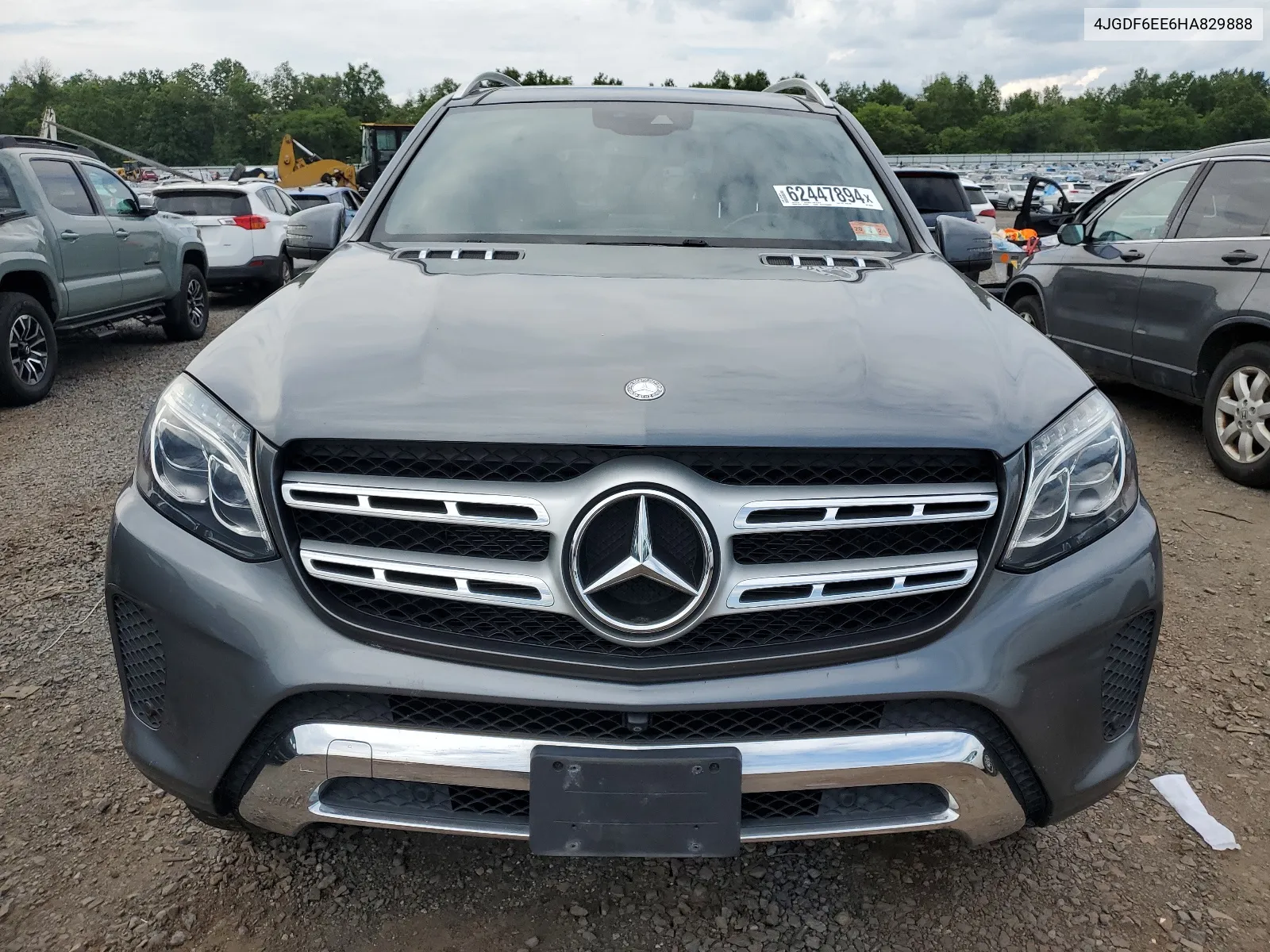 2017 Mercedes-Benz Gls 450 4Matic VIN: 4JGDF6EE6HA829888 Lot: 62447894