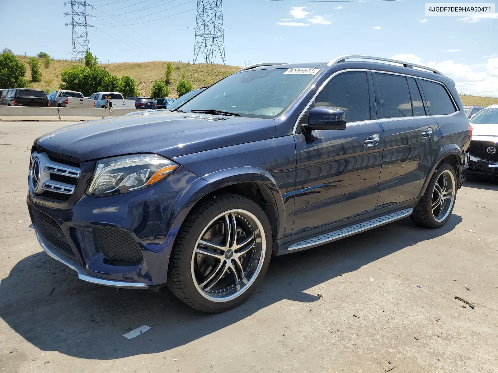 2017 Mercedes-Benz Gls 550 4Matic VIN: 4JGDF7DE9HA950471 Lot: 62955574