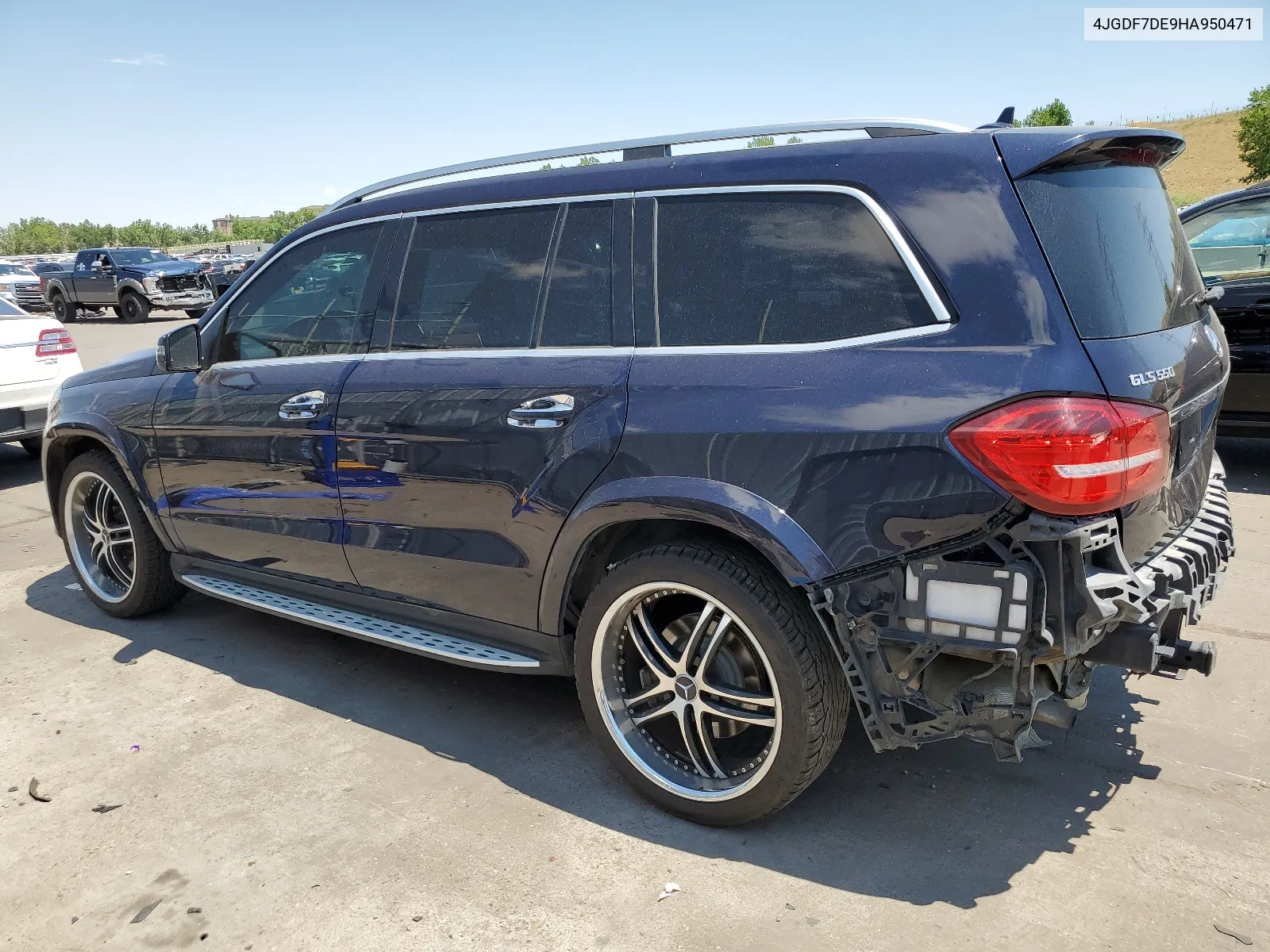 2017 Mercedes-Benz Gls 550 4Matic VIN: 4JGDF7DE9HA950471 Lot: 62955574