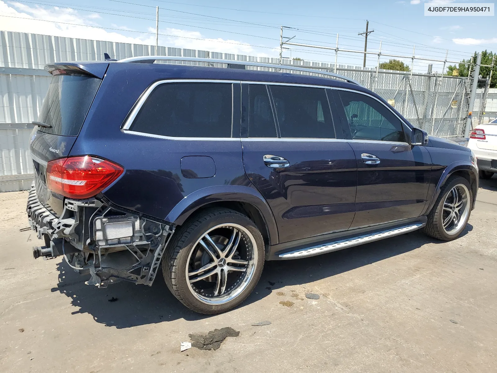 2017 Mercedes-Benz Gls 550 4Matic VIN: 4JGDF7DE9HA950471 Lot: 62955574