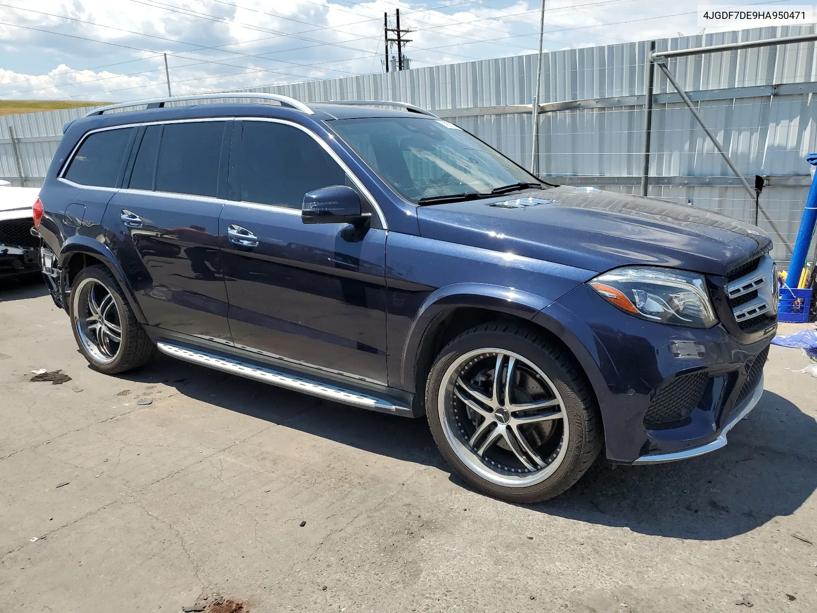 2017 Mercedes-Benz Gls 550 4Matic VIN: 4JGDF7DE9HA950471 Lot: 62955574