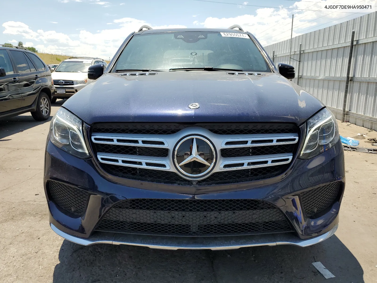 2017 Mercedes-Benz Gls 550 4Matic VIN: 4JGDF7DE9HA950471 Lot: 62955574