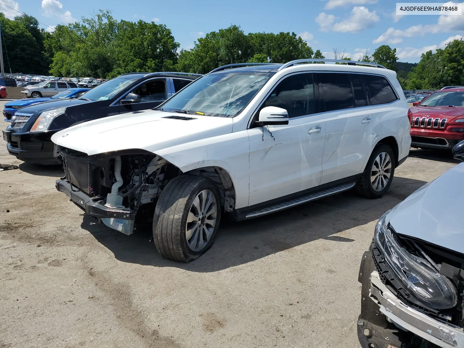 2017 Mercedes-Benz Gls 450 4Matic VIN: 4JGDF6EE9HA878468 Lot: 63750364