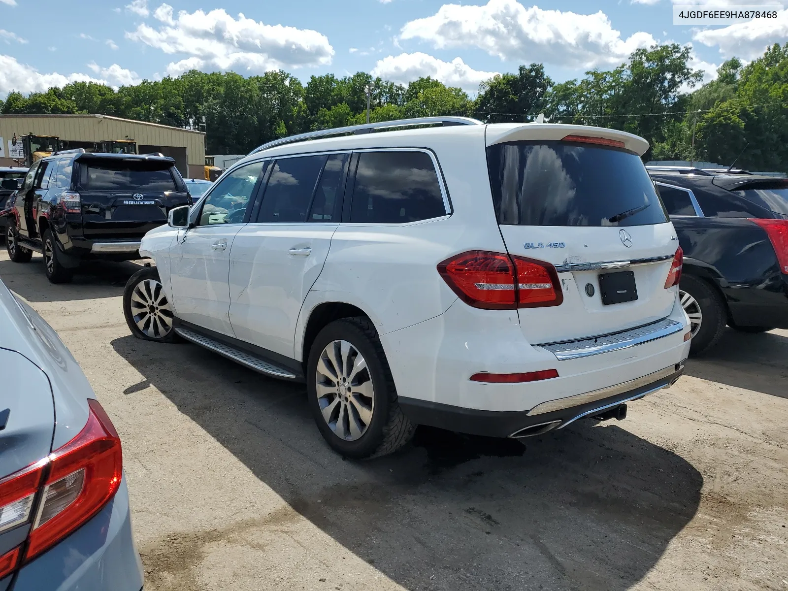 2017 Mercedes-Benz Gls 450 4Matic VIN: 4JGDF6EE9HA878468 Lot: 63750364