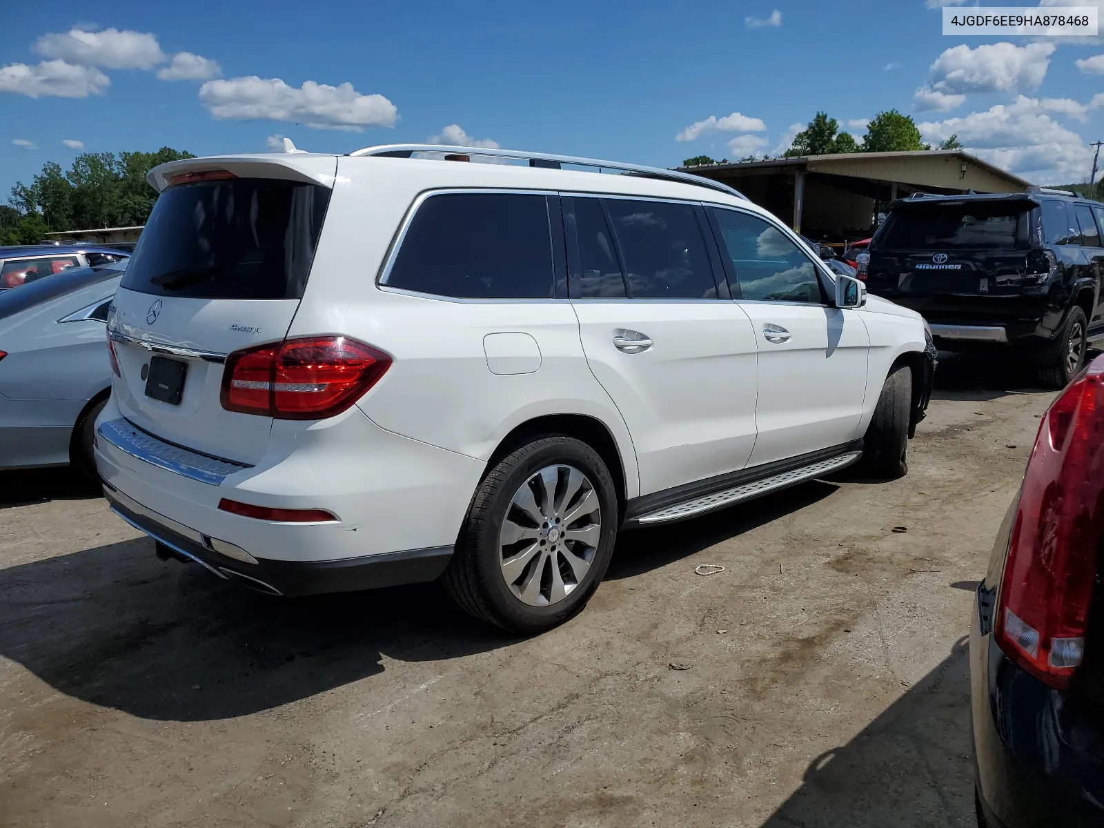 2017 Mercedes-Benz Gls 450 4Matic VIN: 4JGDF6EE9HA878468 Lot: 63750364