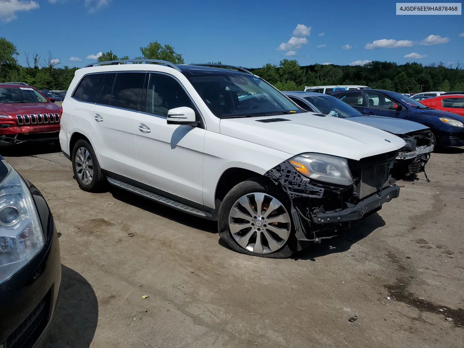 2017 Mercedes-Benz Gls 450 4Matic VIN: 4JGDF6EE9HA878468 Lot: 63750364