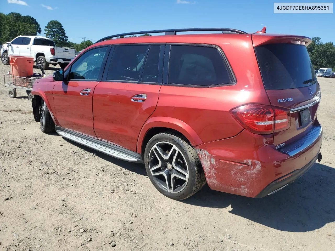 2017 Mercedes-Benz Gls 550 4Matic VIN: 4JGDF7DE8HA895351 Lot: 64222643