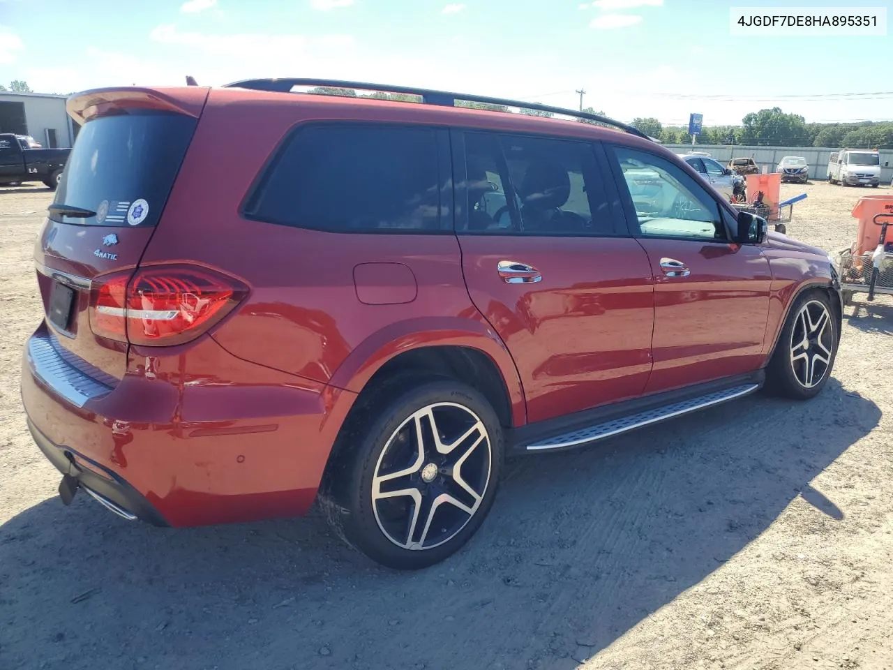 2017 Mercedes-Benz Gls 550 4Matic VIN: 4JGDF7DE8HA895351 Lot: 64222643