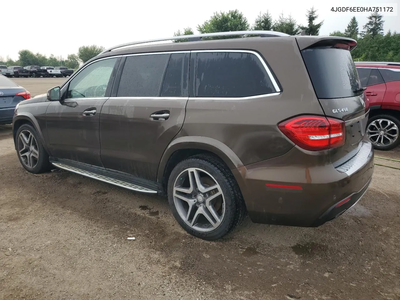 2017 Mercedes-Benz Gls 450 4Matic VIN: 4JGDF6EE0HA751172 Lot: 64256034