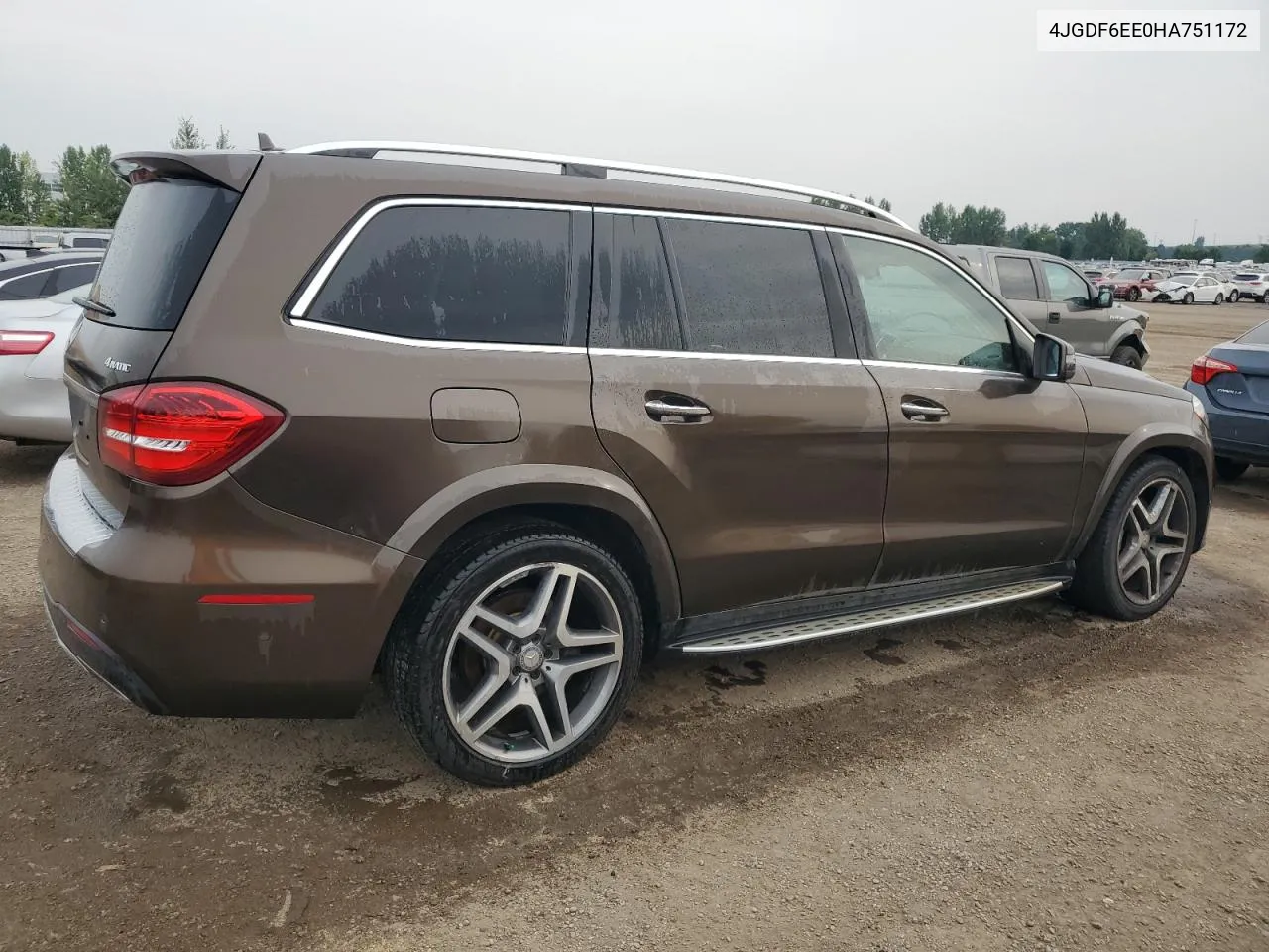 2017 Mercedes-Benz Gls 450 4Matic VIN: 4JGDF6EE0HA751172 Lot: 64256034