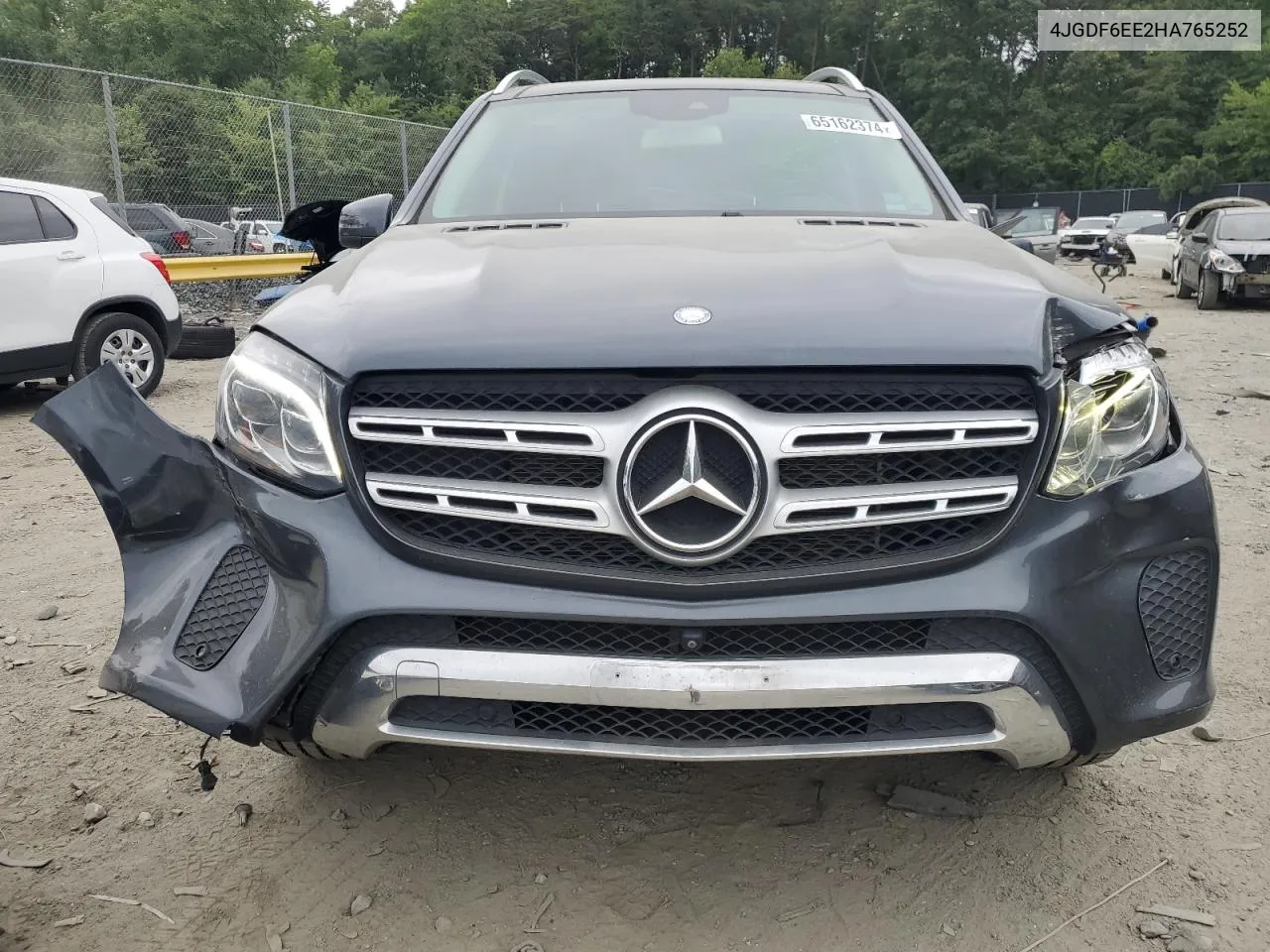 2017 Mercedes-Benz Gls 450 4Matic VIN: 4JGDF6EE2HA765252 Lot: 65162374