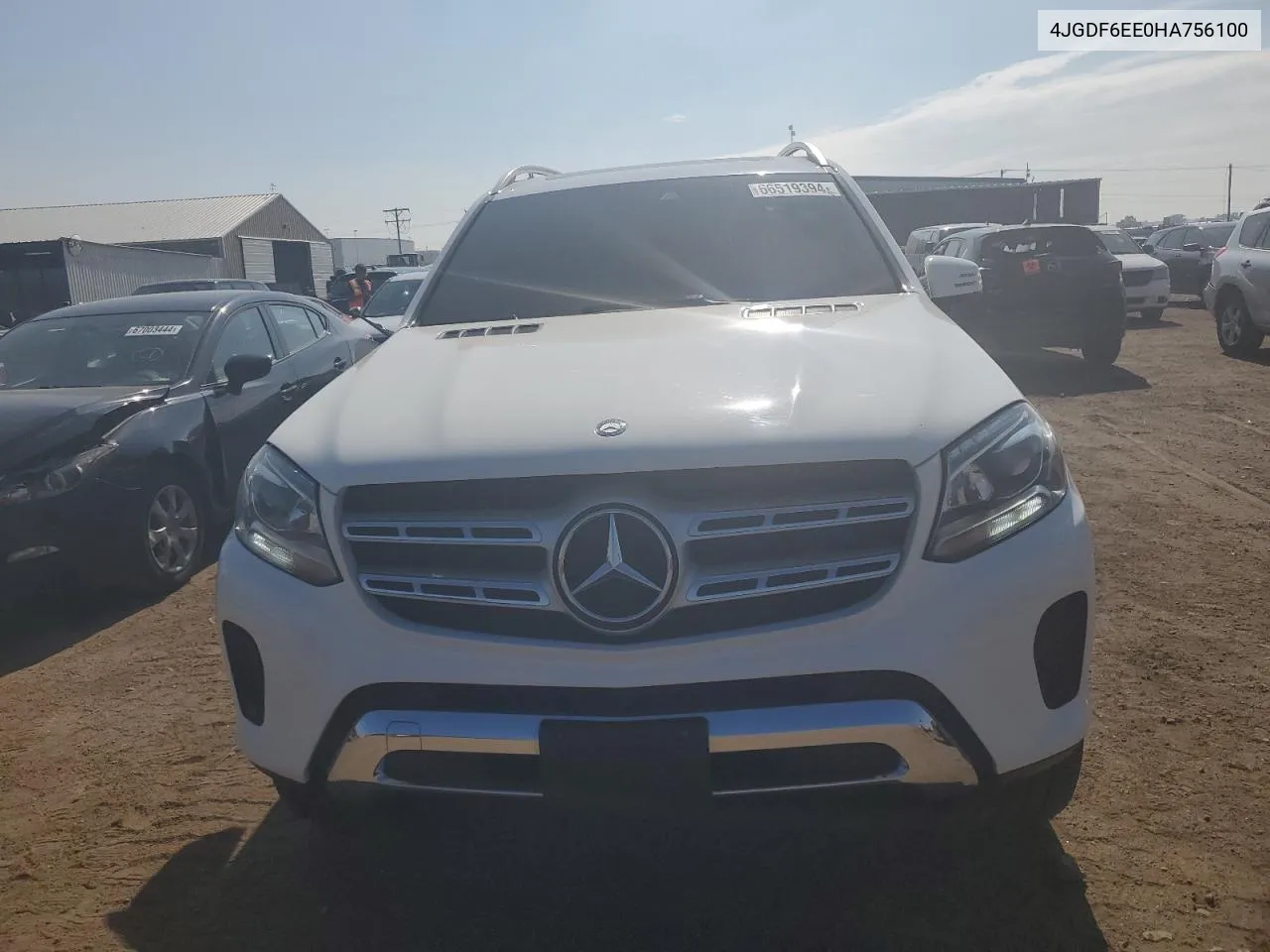 2017 Mercedes-Benz Gls 450 4Matic VIN: 4JGDF6EE0HA756100 Lot: 66519394