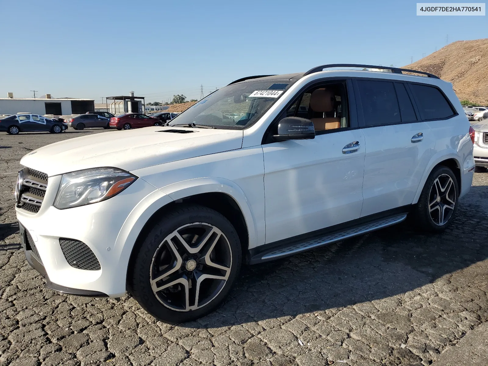 2017 Mercedes-Benz Gls 550 4Matic VIN: 4JGDF7DE2HA770541 Lot: 67421044