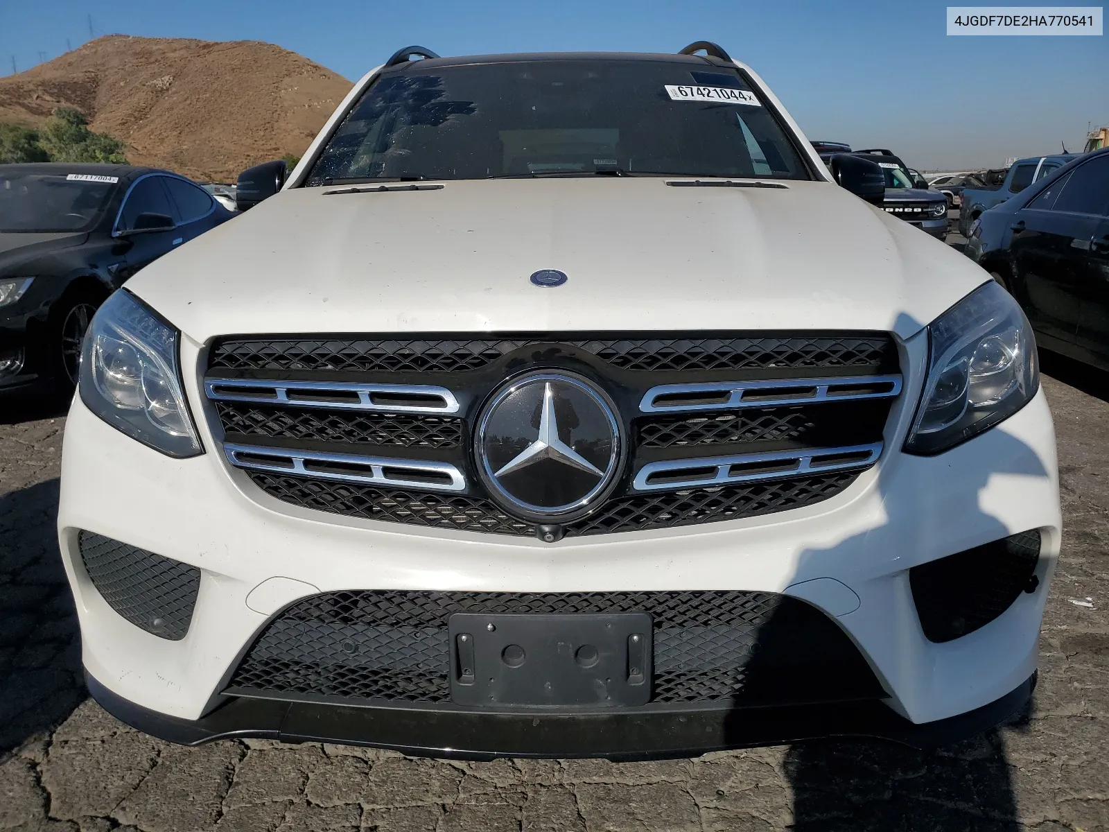 2017 Mercedes-Benz Gls 550 4Matic VIN: 4JGDF7DE2HA770541 Lot: 67421044