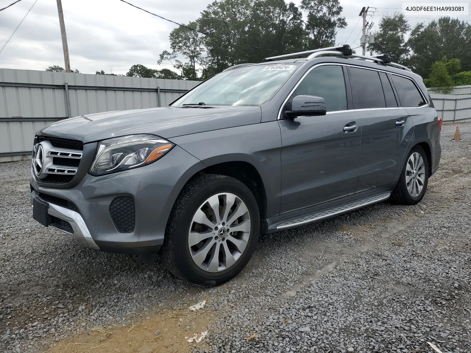 2017 Mercedes-Benz Gls 450 4Matic VIN: 4JGDF6EE1HA993081 Lot: 67630424