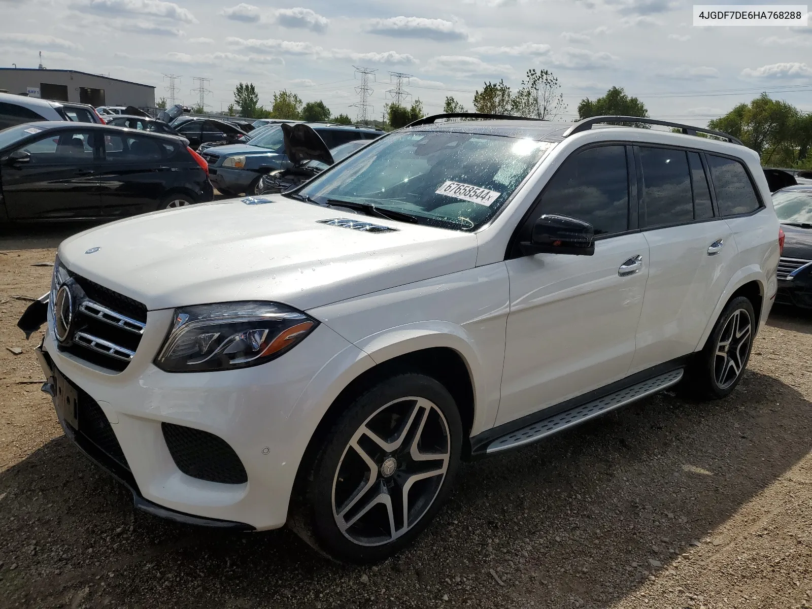 2017 Mercedes-Benz Gls 550 4Matic VIN: 4JGDF7DE6HA768288 Lot: 67658544