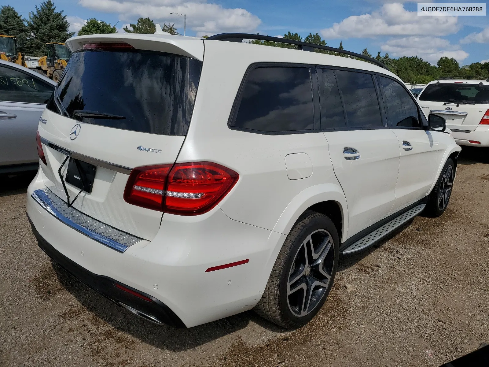 2017 Mercedes-Benz Gls 550 4Matic VIN: 4JGDF7DE6HA768288 Lot: 67658544