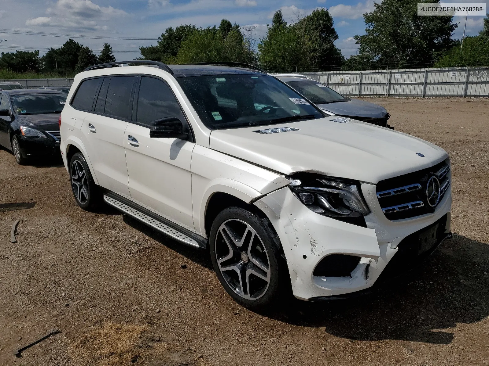 2017 Mercedes-Benz Gls 550 4Matic VIN: 4JGDF7DE6HA768288 Lot: 67658544