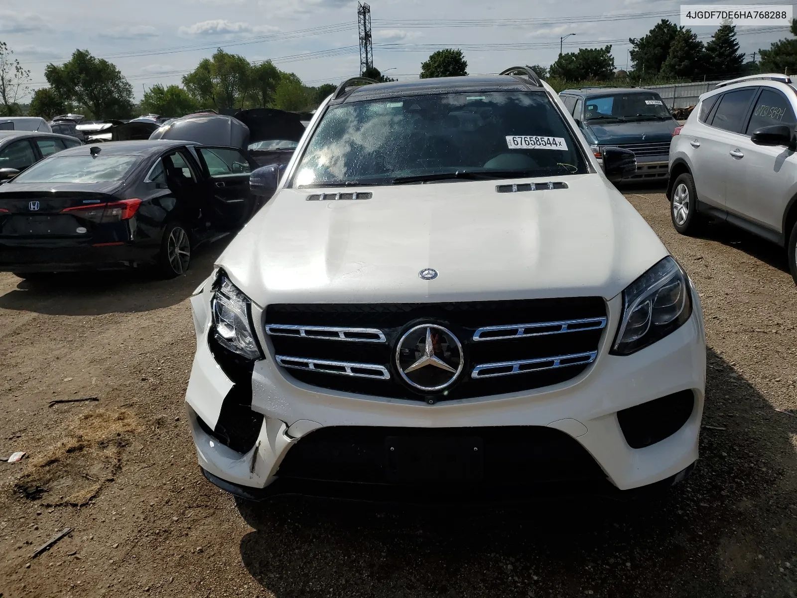 2017 Mercedes-Benz Gls 550 4Matic VIN: 4JGDF7DE6HA768288 Lot: 67658544